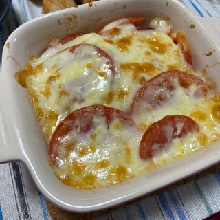 サバとトマトのチーズ焼き